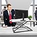 Sorbus Standing Desk Height Adjustable Sit to Stand Tabletop Workstation Dual Monitor Desk for Home or Office (Adjustable Standing Table, White)thumb 3