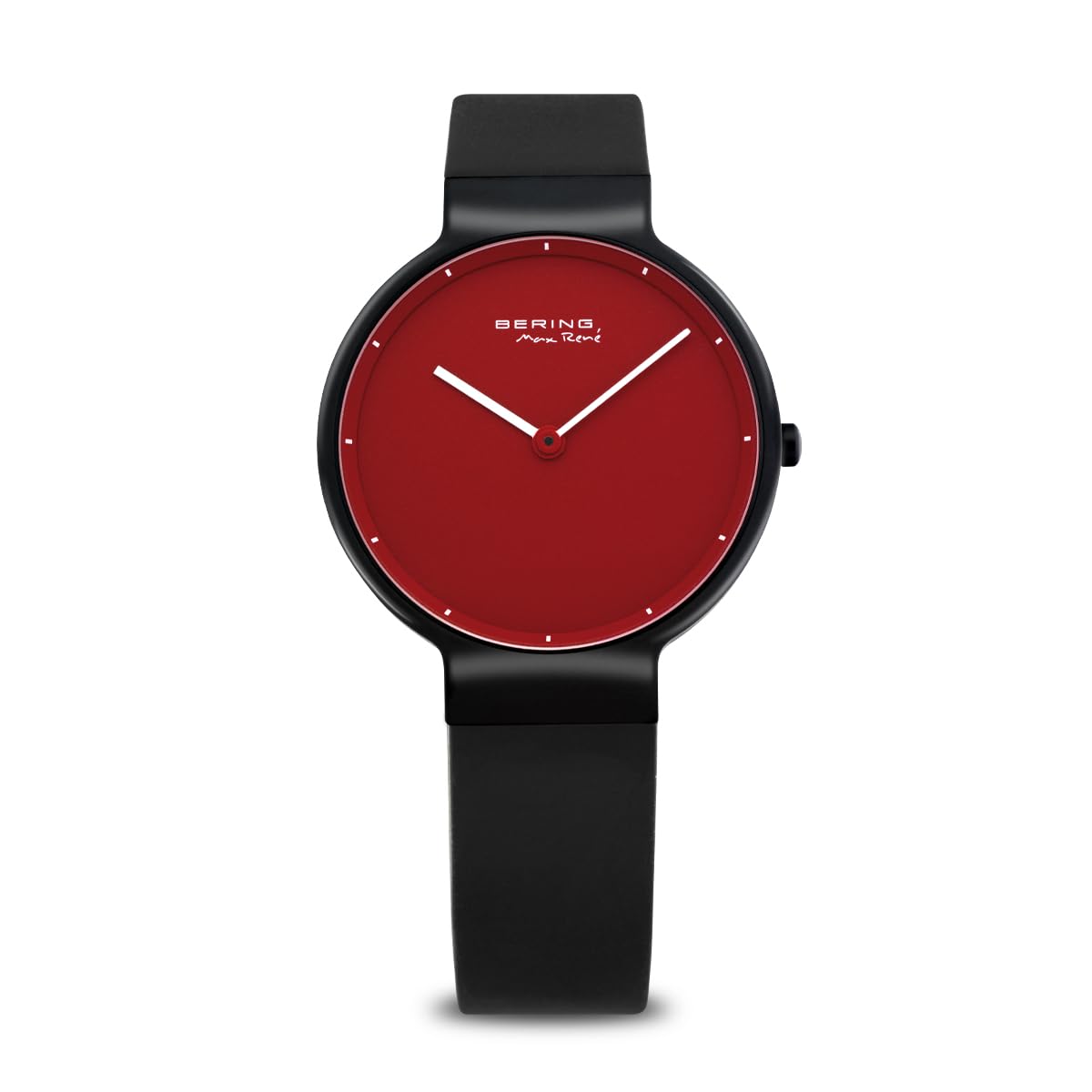 BERING Women Analog Quartz Classic Collection Watch with Silicone Strap and Sapphire Crystal 12631-823