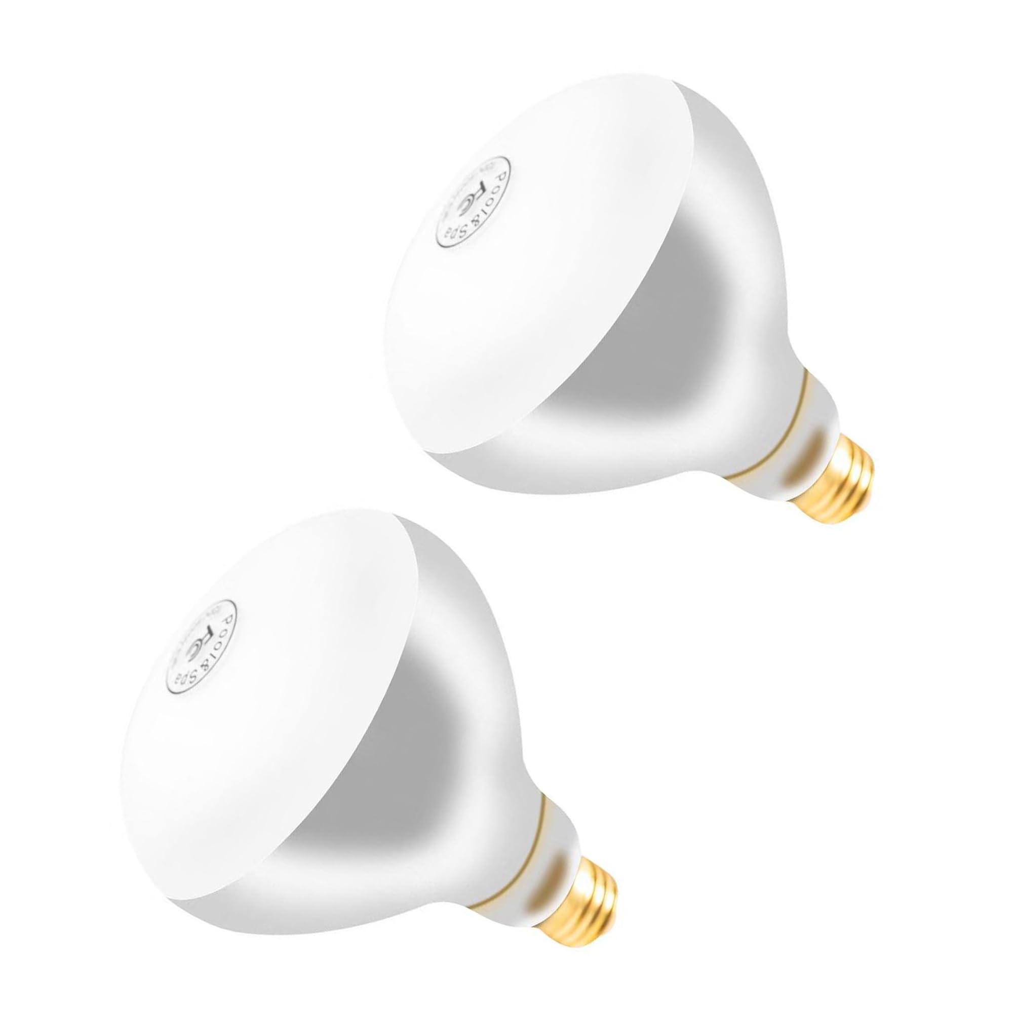 Photo 1 of 500W R40 120V Pool Light Bulb for Inground Pool & Spa – 3000K Warm White, E26 Base, High-Power, Compatible with Pentair & Hayward Fixtures, 3,000-Hour Lifespan (2 Pack)