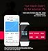 KASSICA Fitness Tracker Step Walking Distance Calorie Counter Bluetooth Smart Bracelet Activity Wristband With Heart Rate Monitor For IOS Android Devieces Samsung Iphone Smartphone (Black)