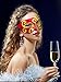 14 Pieces Unisex Masquerade Masks Mardi Gras Mask Retro Half Face Mask Venetian Mask for Halloween Fancy Dress Costume Party