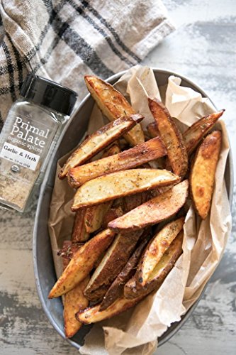 Primal Palate Organic Spices, Garlic & Herb Seasoning, Certified Organic, 6.3 oz resealable bag - Image 3