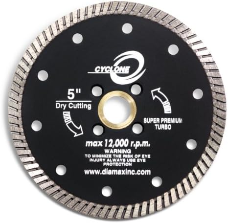 5" Cyclone Granite Turbo Blade 5/8 - 7/8 - 20mm Arbor
