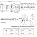 ZPbliss Unisex Waterproof Ski Gloves Winter Windproof Thermal Warm Insulated Skiing Snowboarding Snowmobile Motorcycle Glove (Pair)
