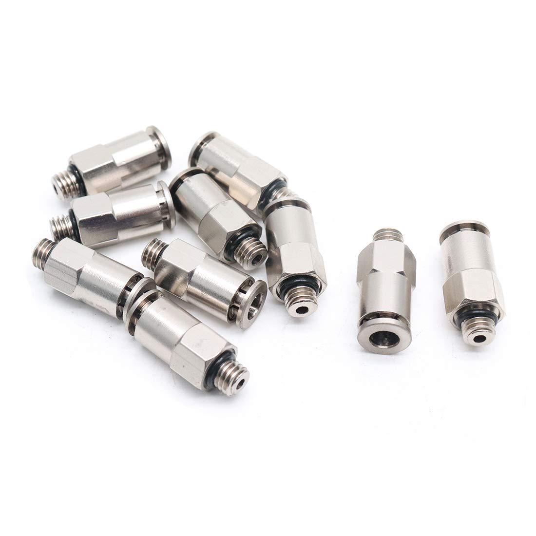 Buy Sydien 4mm to M5 Male Thread NickelPlated Brass Pneumatic Push in