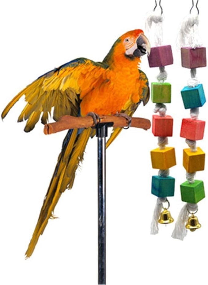Parrot Toy Pet Quaker Bird Toy Craft Cages Toy Parrot Parakeet