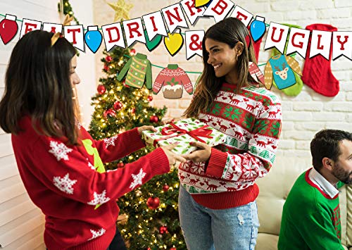 image for Funnlot Ugly Christmas Sweater Party Decorations Ugly Sweater Party Ba