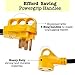 Proline Power Female 30Amp to 50Amp Male, RV Camper Adapter Cord, 12inch,10/3, STW (50M/30F)