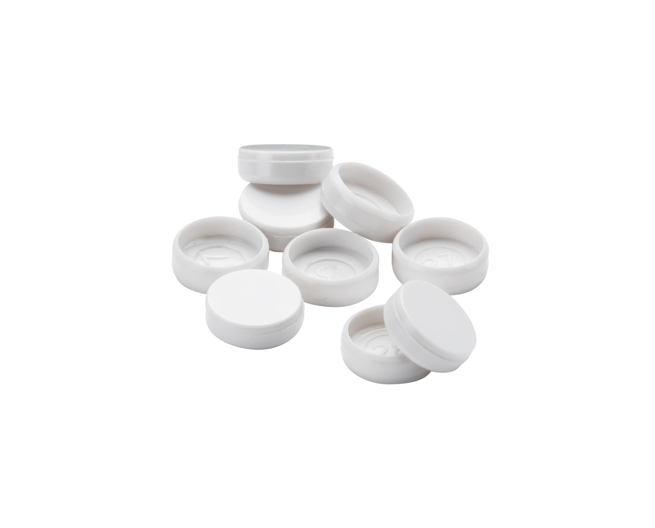 Knightsbridge Screw Cap Covers for SN and CU Ranges, White, (CAPCOVERS)
