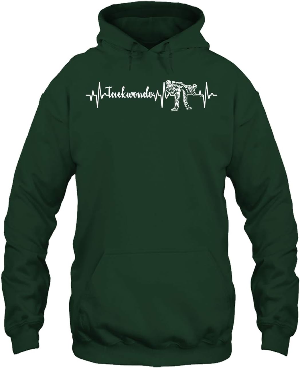 Addblue Taekwondo Tshirt Design - Taekwondo Heartbeat T Shirt