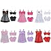 E-TING 6 Set Fashion Sexy Pajamas Underwear Lingerie Bra Lace Dress Clothes For Barbie Dolls