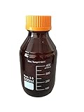 KimLab 500ml Borosilicate Glass Amber Graduated