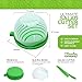LIPR Large BPA Free Salad Cutter and Bowl with Lettuce Knife Cuts Fruits and Vegetables in Seconds