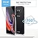 Olixar for Samsung Galaxy Note 9 Full Body Case - 360 Degree Full Body Cover - Front + Back Protection - Clear Slim Design - Wireless Charging Compatible - FlexiCover - Clear