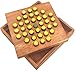 Solitaire Hexagon 37 Pegs - Strategy Wooden Game
