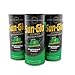 3 Pack Sun-Glo #4 Speed Yellow Bear Shuffleboard Powder Wax with Shuffleboard Sweep Bundle Option
