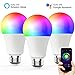 NOVOSTELLA Smart WiFi LED Light Bulb, RGBCW Color Changing Bulb, 10W Dimmable Multicolored Lights, No Hub Required, Compatible with Alexa Google Assistant IFTTT
