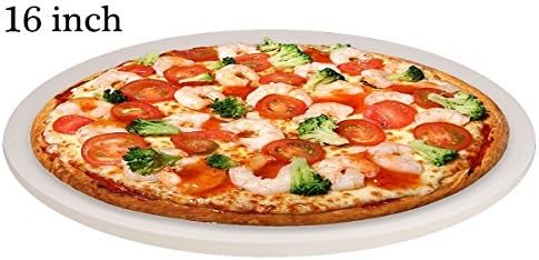 Extra Thick Round Pizza Stone for Cooking Baking Grilling-JUNING