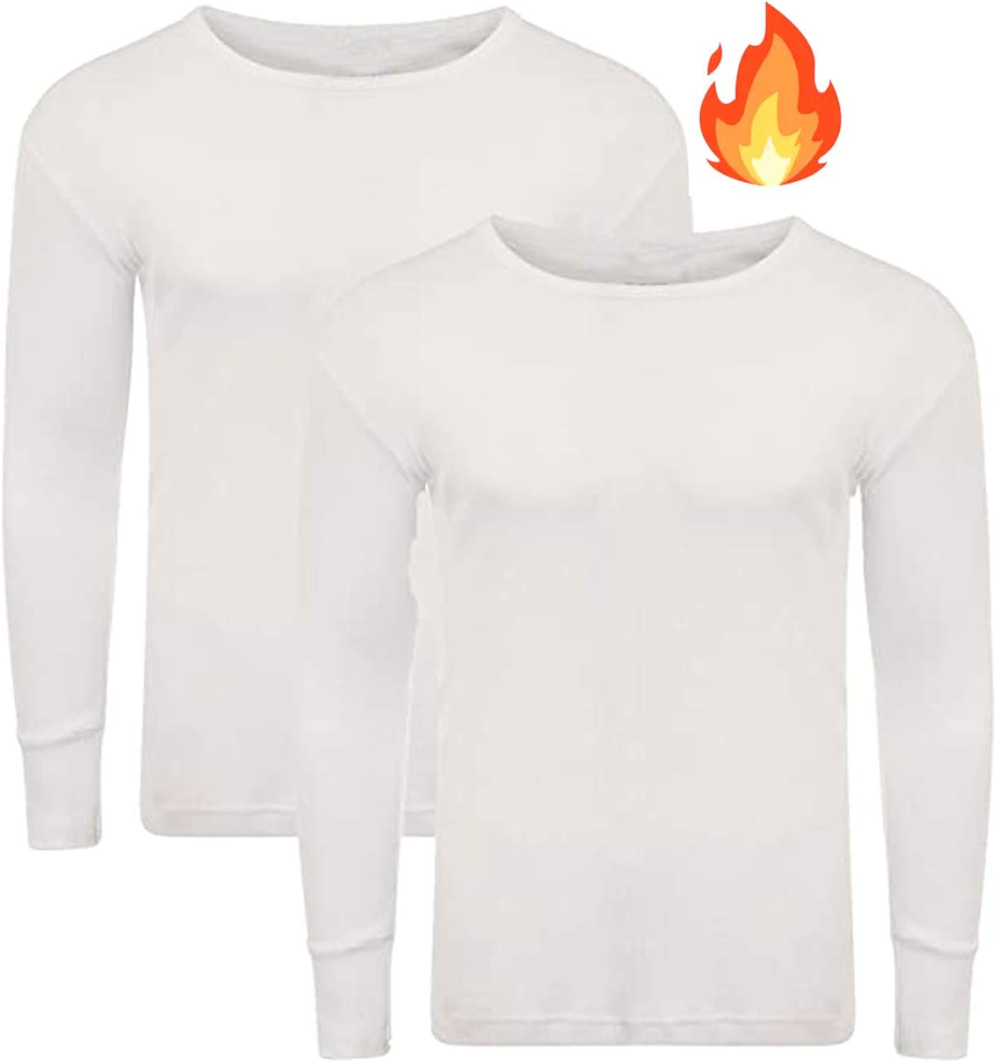 HANSON AND LANGFORD Thermal Top for Men 2 Pack Heated Body Warmer