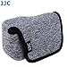 JJC Grey Water Resistant Ultra Light Neoprene Camera Case, Pouch Bag, Compatible with Sony a6600 a6500 a6400 a6300 a6100 a6000 a5100 +16-50mm Lens Pancake Lense & Panasonic LX100 LX100 II Sigma FP