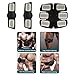 Muscle Toner, JoJoMooN Abdominal Toning Belt EMS ABS Toner Body Muscle Trainer Wireless Portable Unisex Fitness Training Gear for Abdomen/Arm/Leg Training Home Office Exercise Workout Equipment