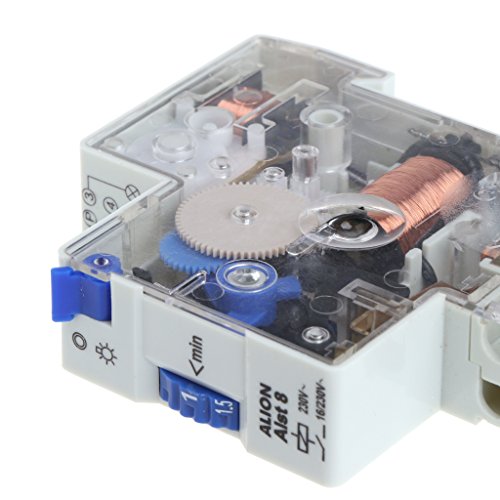 Qisuw 7 Min DIN Rail Staircase Din Rail Relay Switch Time Timer Corridor Controller AC 110-230V - Thumbnail 5
