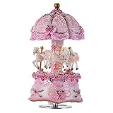 ACCOCO Carousel Music Box Luxury Color Change LED