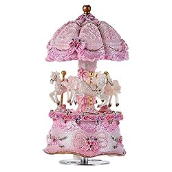 ACCOCO Carousel Music Box Luxury Color Change LED