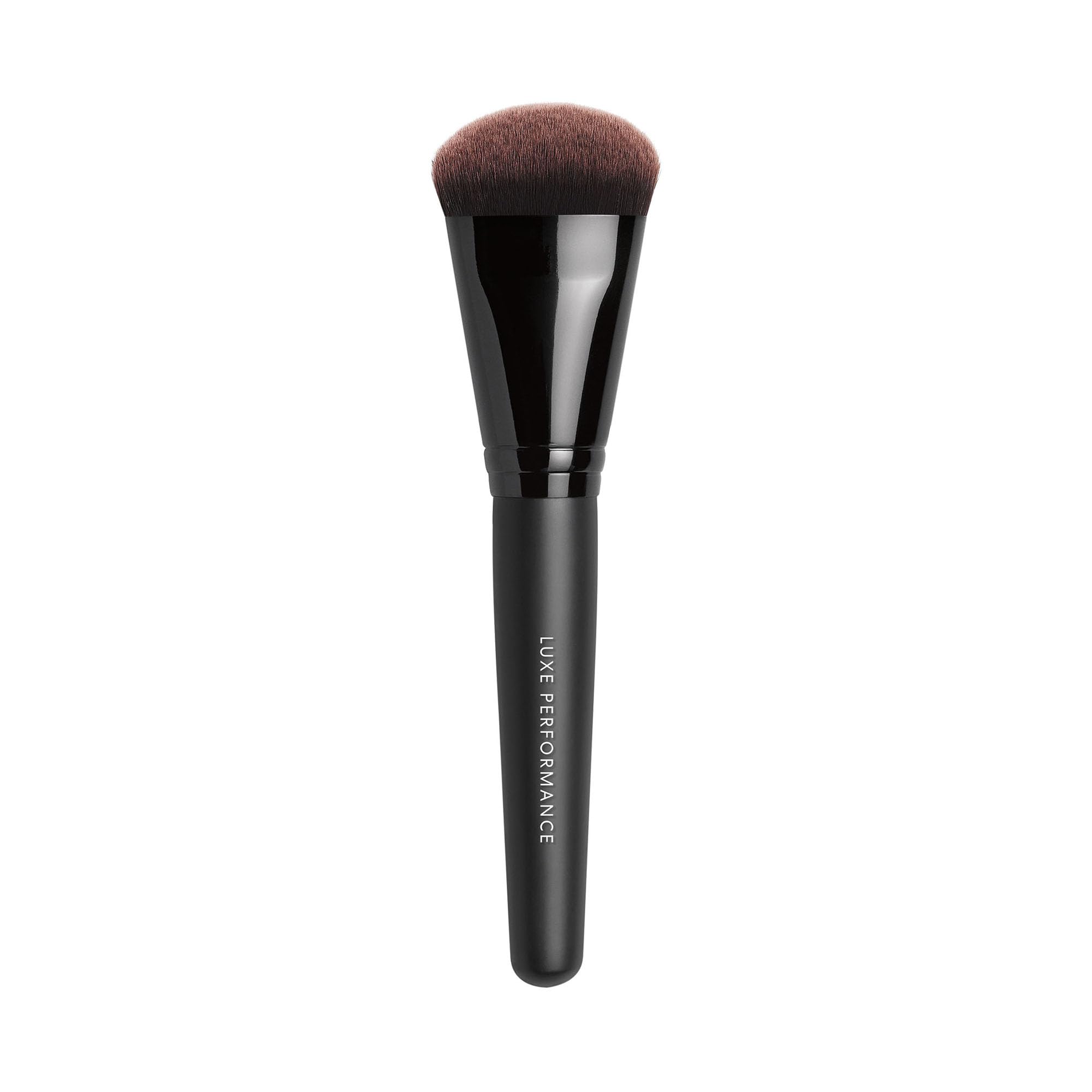 bareMinerals Luxe Performance Brush - Perfect for Blending Foundation, Powder + Liquid, Builds Coverage, Synthetic Fibers, Vegan