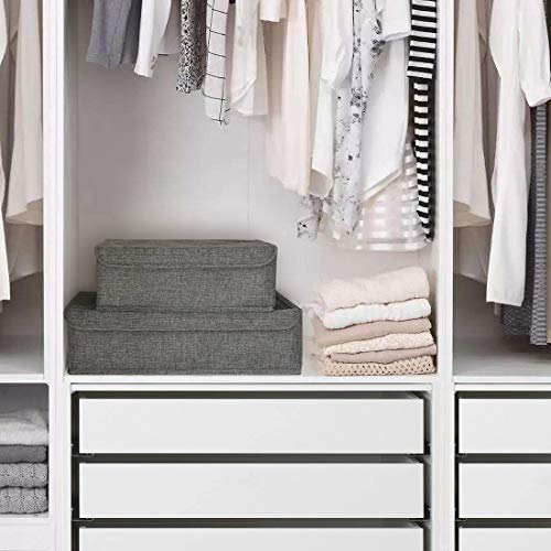 LEEFE-Drawer-Organizer-with-Lids-2-Pack-Foldable-Divider-Organizers-Closet-Underwear-Storage-Box-for-Sortin-Socks-Bra-Scarves-and-Lingerie-in-Wardrobe-or-Under-Bed-Breathable-Washable-Linen-Fabric