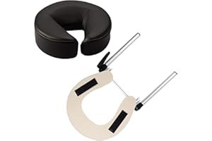 HOINCO Massage Headrest - Aluminum Adjustable U-Shaped Pillow for Bed & Face Cradle - Beauty Spa Equipment