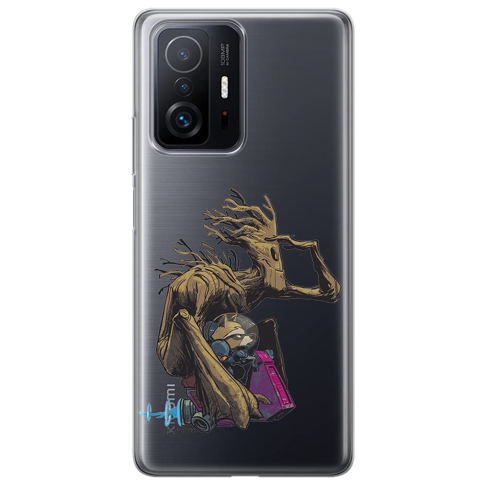 ERT GROUP mobile phone case for Xiaomi 11T 5G / 11T PRO 5G original and officially Licensed Marvel pattern Guardians of the Galaxy 004 optimally, partially transparent