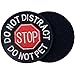 Service Dog Do Not Distract Do Not Pet Vests/Harnesses Emblem Embroidered Fastener Hook & Loop Patch