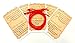 5 pcs KABBALAH RED STRING Bracelets Evil Eye Protection + 5 pcs Ben Porat Prayer Cards From Israel