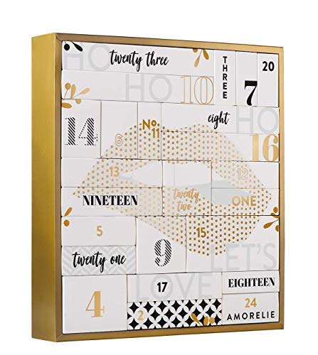 AMORELIE Erotischer Adventskalender Premium 2018 für erwachsene Paare mit sinnlichen und hochwertigen Geschenken für Sie und 