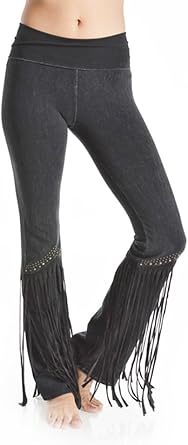 t party fringe yoga pants