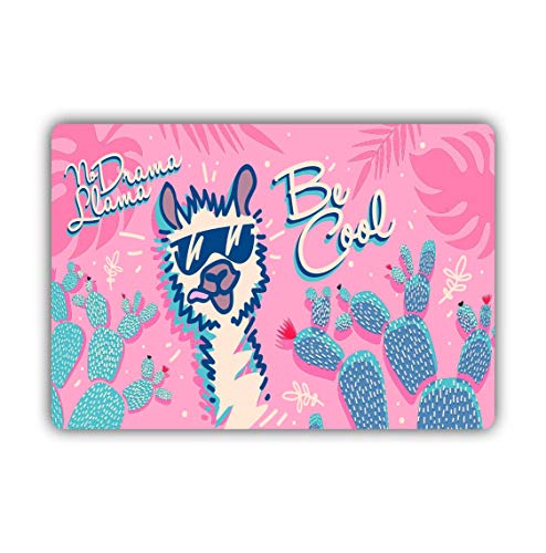 No Drama Llama Be Cool Sticker for Laptop Car Window Truck Kayak Locker Case