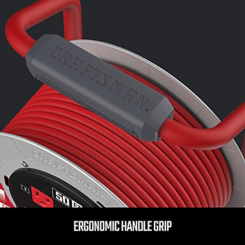 CRAFTSMAN 50 Ft. Contractor Edition Retractable Extension Cord Reel