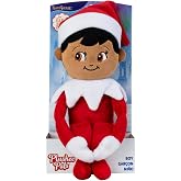 The Elf on the Shelf Plushee Pals 17-Inch Boy Scout Elf Plush Brown Eyes | Soft, huggable 17-inch Scout Elf plush for cuddling, decorating and imaginative holiday play.