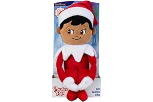 The Elf on the Shelf Plushee Pals - 17-inch Scout Elf Plush Toys - Huggable and Lovable Stuffed Brown Eyed Boy Elf Plush