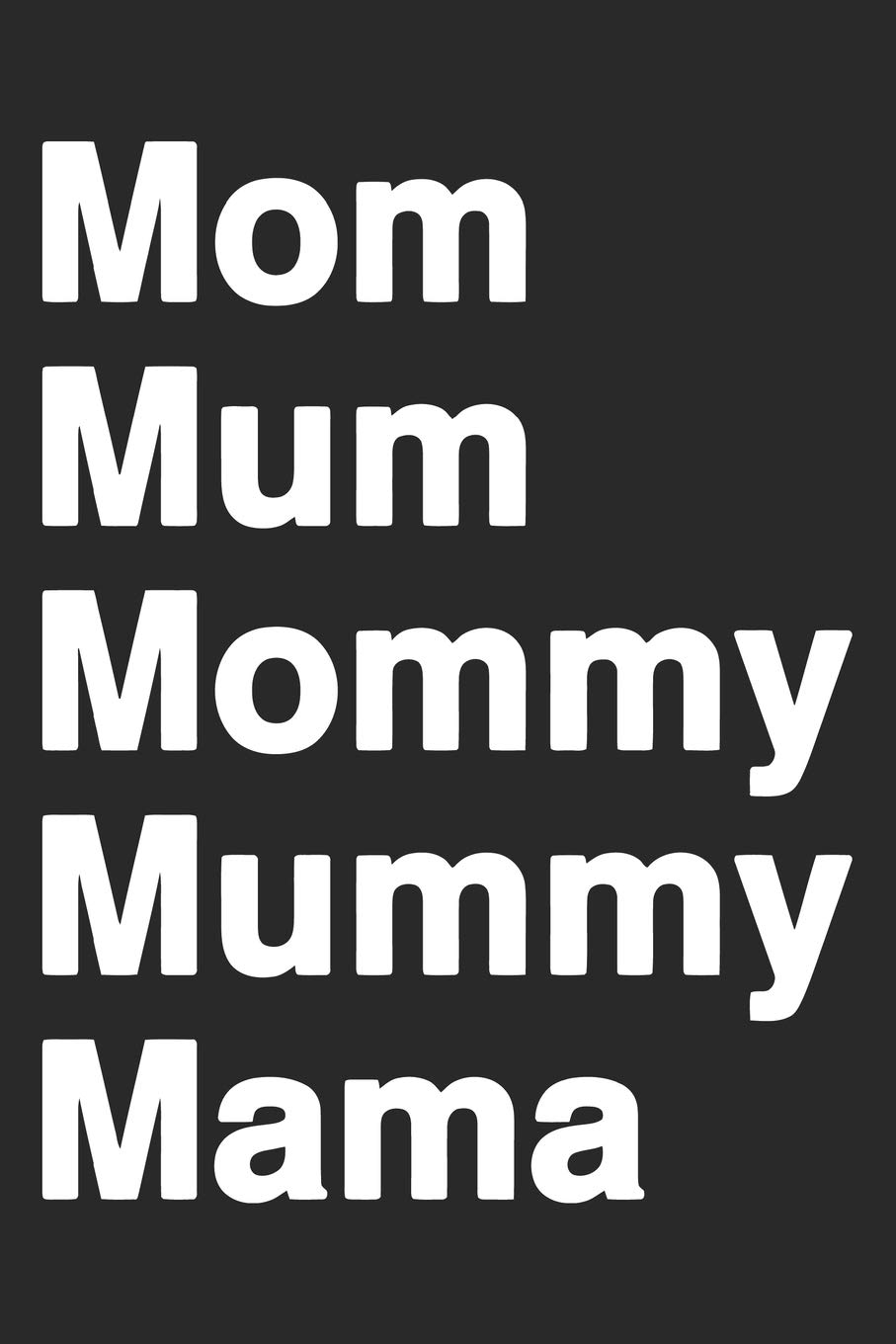 Mom Mum Mommy Mummy Mama Perfect For Mother S Day Gifts Mummy Stepmother Grandmother Moms Memoirs Log Daily Routine Book For Mom 6x9 120 Pages House Sk Press Amazon De Books