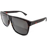 Gucci Men GG0010S 58 Tortoise/Grey Sunglasses 58mm