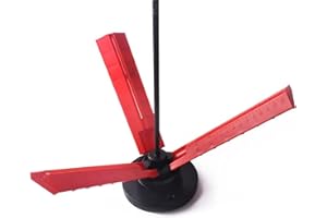FUNTRESS Fletching Jig Straight Helix Tower Fletch Tool with Scale for DIY Archery Arrows Feathers Vanes