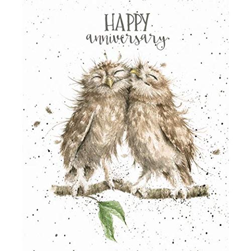 Wrendale Designs - 'Anniversary Owls' Card