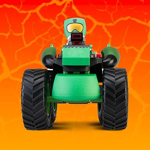 - Quad Franki, vehículo de Juguete con diseño de Frankenstein, con 1 Figura de un Rider, más de 12 Piezas Intercambiables, para niños y niñas Desde 4 años, Famosa (WAP01300)