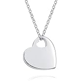Jinlou Loved Ones Urn Pendant Necklace 925 Sterling Silver Keepsake Memorial Heart Cremation Jewelry for Women