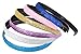 HipGirl Head Bands for Women's Hair Style, Headbands for Girls Glitter Sparkle Head Bands for BabyTeen Toddler. Great for Dancing/Cheer Leading, (9pc 1/2