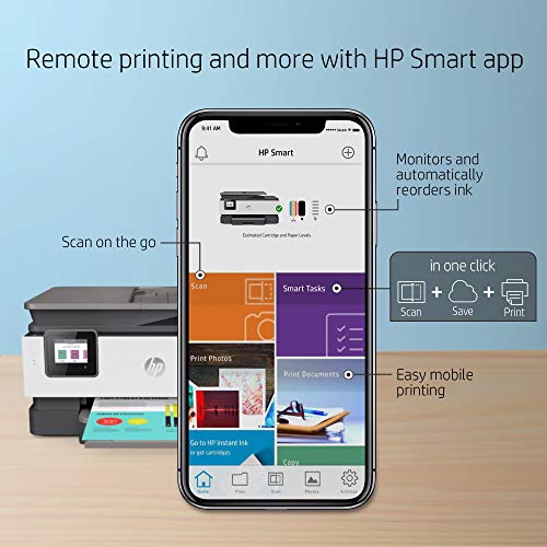 HP OfficeJet Pro 8035 AllinOne Wireless Printer Includes 8 Months of Ink, HP Instant Ink