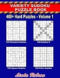 Variety Sudoku Puzzle Book 400+ Hard Puzzles Volume 1: 400+ Hard Sudoku Puzzles for Adults (400+ Hard Assorted Sudoku Puzzles) by Linda Robson, Lion Puzzle Books