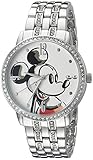 Disney Mickey Mouse Men's W002512 Mickey Mouse Silver-Tone Watch